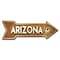 Signmission Arizona Route 66 Arrow Decal Funny Home Decor 18in Wide D-A-999969 - alternate 1